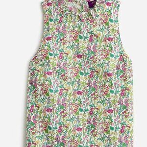 J.Crew * Liberty of London Floral Sleeveless Top - Multicolor